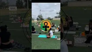 Yoga at Florida A&M University 🐍 #famu #blackpower #blackgirlmagic #yoga #blackyogi #blackunity