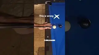 How to Cue Off the Cushion with an Open Bridge Like a Pro #8ballpool #billiard #trickshots