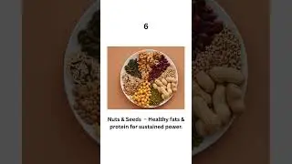 ⚡ Top 10 Foods to Boost Energy & Stamina Naturally | Stay Active All Day 💪