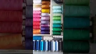 Organizing my sewing thread spools