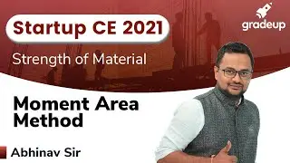 Moment Area Method | SOM | ESE and GATE 2021 | Abhinav Sir | Gradeup