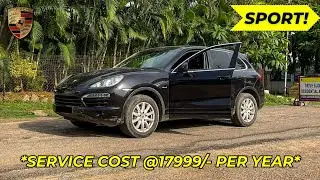 Used Porsche Cayenne Diesel 3.0 V6 (Sport) - TEST/DRIVE (Service & Maintenance Cost!?) #hyderabad