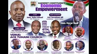 LIVE;KAPSARET ECONOMIC  EMPOWERMENT @NTVlatestnews @citizentv@azimiotv@