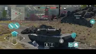 War Thunder Mobile Replay: M1A1 HC 