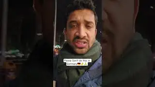 Please Don't do this in Germany🇩🇪🤌🙏