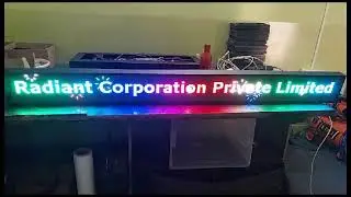 P4 Outdoor Multi color Scrolling Board can display Scrolling Text, Images, Video