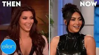 Then and Now: Kim Kardashian's First and Last Appearances on 'The Ellen Show'