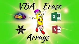 Clean up VBA Arrays using Erase