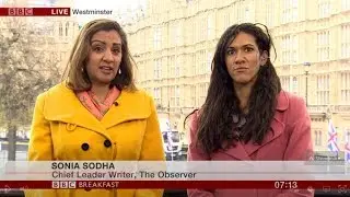 BBC Breakfast 28 March 2019 with Sonia Sodha