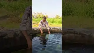 Chhote bhai 2 kite ka water test Kiya 🤩#shorts