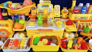12 Minutes Satisfying with Unboxing Yellow Cooking Toys& Cash Register Collection Review Toys | ASMR