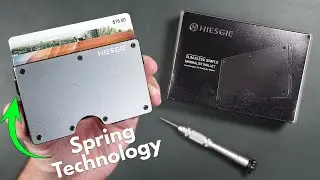 Минималистичный металлический кошелек HIESGIE с блокировкой RFID — ни один другой кошелек не обла...