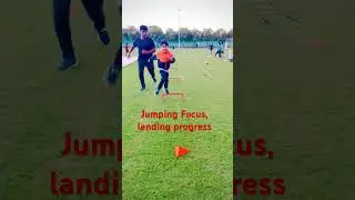 Jumping focus, landing progress 🚀🔥 ADHD hurdle training in action #InclusionInAction