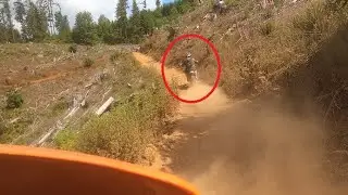 Dirt bike riding at Capitol Hill, WA