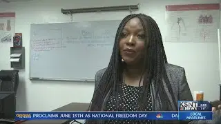 First black woman to own a barber college in Kansas inspiring her students to persevere through chal
