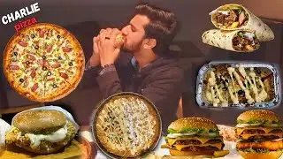 Best Fast Food With Best Environment || Charlie Pizza || Special BoneFire Pizza || Gujranwala |