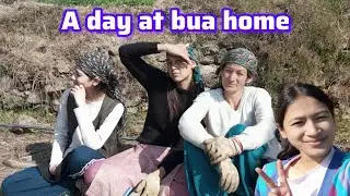 BUA K GHR M KHET KA KAM ❤️😩||ADITI THAKUR|| DAILY VLOGS.