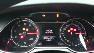 Audi A4 (8K0) B8FL тест стрелок перед стартом