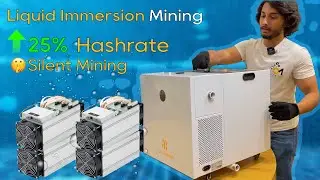 Liquid Immersion Mining | First Time In India!! |Silent Mining| Over Clocking Now Possible|