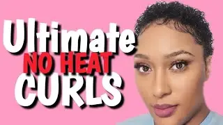 No Heat Curls | Products That Work #hair #naturalhair #subscribetome 