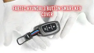 FABTEC hyundai 3 Smart Button car key cover..