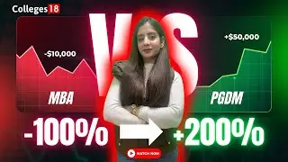 📌MBA vs PGDM | Difference & Similarities | Which is better in 2025? #mba  #pgdm  #viral #colleges18