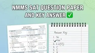 NMMS EXAM SAT KEY ANSWER 2026|