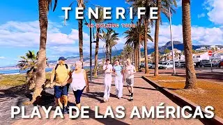 TENERIFE - Las Americas Walking Tour 4K Current Vibe & Weather