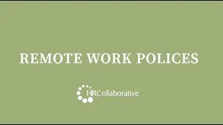 Best Practices for Remote Work Policies