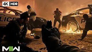 US/MEXICO BORDER  | Call Of Duty MW2 | Realistic ULTRA Graphics Gameplay [ 4K 60FPS HDR ]