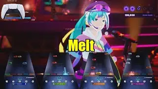 Melt by ryo (supercell) ft. Hatsune Miku - Fortnite Festival Expert Full Band (Controller)