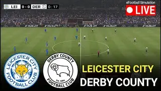 🔴LIVE- Leicester City vs Derby County l EFL Championship 2025 l eFootball Pes 21 Game  Simulation