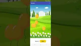 Balloon Pop Game in MIT App Inventor Demo #appinventor #poptheballoon