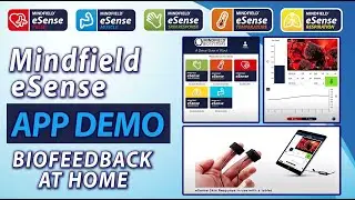 Mindfield eSense App, mobile Biofeedback - short demonstration - 2023