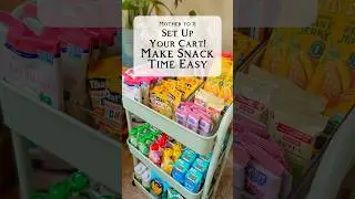 How I Stock Our Snack Cart for 11 Kids 🛒 Real Life, Real Snacks! #shorts #healthysnacks
