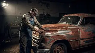 5 Minutes ASMR Old Car Restoration | Silent & Satisfying
