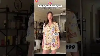 Comfy & Soft Nightsuit From Myntra 🍄 | Nightsuit Haul Collection 🏵️ | #nightsuit #nightwear #haul