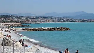 Cagnes-sur-Mer Beach , France