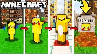 ŻYCIE PIKACHU W MINECRAFT || OD NARODZIN DO ŚMIERCI