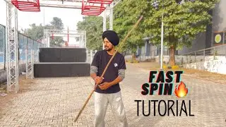 Learn bostaff Fastest move 🔥// gatka tutorial