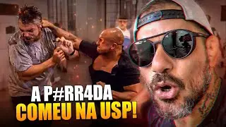 BOLSONARISTAS VS COMUNISTAS! PAU QUEBROU NA USP
