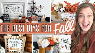 🍁FALL CRAFTS YOU'VE GOTTA TRY IN 2022!🍁High-End Halloween & Fall DIYs Perfect For Your Entryway!