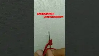 How To Do Colonial knot Stitch #handicraft #embroiderydesign #shortvideo #handembroiderydesigns