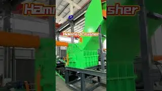 Recycling Milk Powder Cans ♻️| Hammer Crusher + Metal & Plastic Separation #MetalRecycling #Crusher