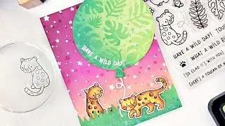 Ink blending with stencils
