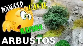 Ep #43.TUTORIAL: ¡¡HACER ARBUSTOS Y MATORRALES ES FÁCIL!!. MAKING BUSHES IS EASY.