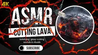 [ASMR] Satisfying Lava Cutting &ndash; 10 Minute Loop｜No Talking / Sleep & Study