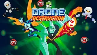 Ben 10: Drone Destruction - Drones Coming At Ya In All Directions (CN Games)