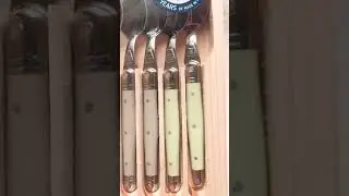 Laguiole jean Dubost Argentina. Cubiertos franceses originales. Certificado de autenticidad
