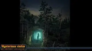 Mysterious visitor / Таинственная гостья - SpeedArt Photoshop CS6 by BATKYA